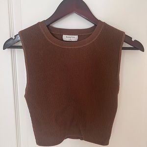 Babaton ribbed top, excellent condition